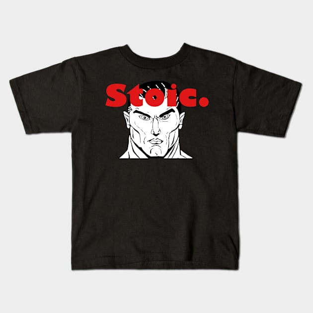 Stoic Hero Kids T-Shirt by DMcK Designs